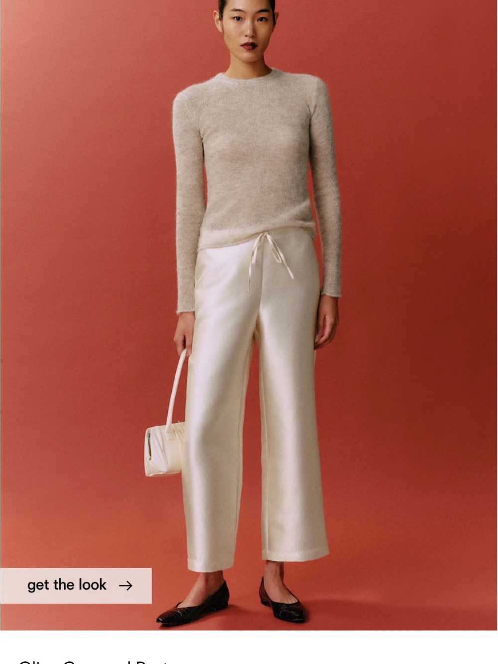Reformation Olina Cropped Pant